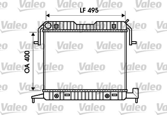 Valeo 732703 - Радіатор, охолодження двигуна autocars.com.ua