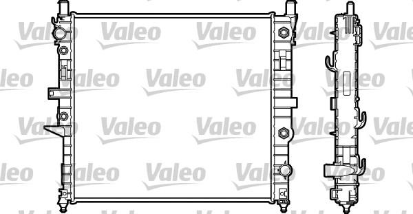 Valeo 732706 - Радіатор, охолодження двигуна autocars.com.ua