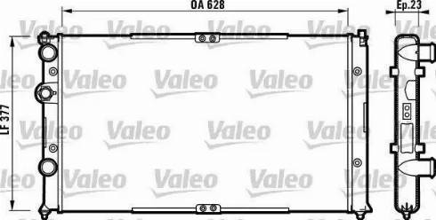 TEMPEST TP.15.65.290 - Радиатор охлаждения VW CADDY-POLO CLASSIC MT  TEMPEST autocars.com.ua