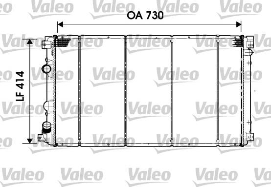 Valeo 732919 - Радіатор, охолодження двигуна autocars.com.ua