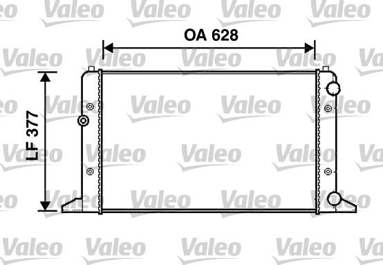 Valeo 732949 - Радіатор, охолодження двигуна autocars.com.ua