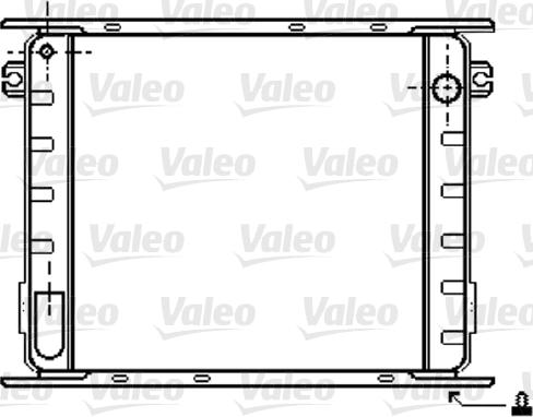 Valeo 733405 - Радіатор, охолодження двигуна autocars.com.ua