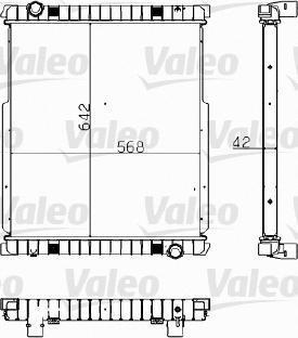 Valeo 733481 - Радіатор, охолодження двигуна autocars.com.ua