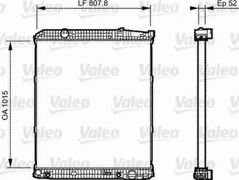 Valeo 733506 - Сердцевина радиатора, охлаждение двигателя autodnr.net