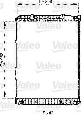 Valeo 733507 - Сітка радіатора, охолодження двигуна autocars.com.ua