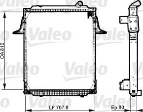 Valeo 733535 - Радиатор, охлаждение двигателя avtokuzovplus.com.ua