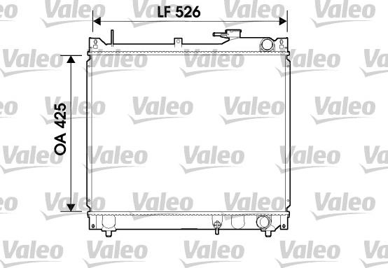 Valeo 734162 - Радіатор, охолодження двигуна autocars.com.ua