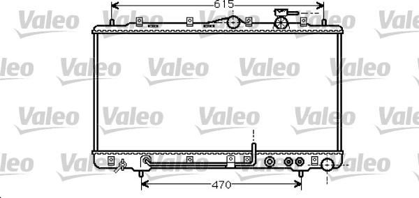 Valeo 734261 - Радіатор, охолодження двигуна autocars.com.ua