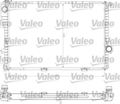 Valeo 734277 - Радиатор, охлаждение двигателя avtokuzovplus.com.ua