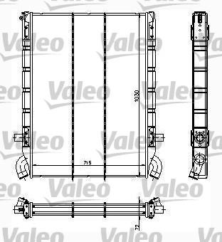 Valeo 734297 - Радіатор, охолодження двигуна autocars.com.ua