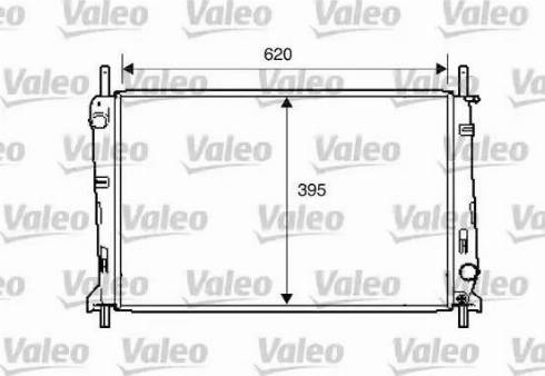 Valeo 734303 - Радіатор, охолодження двигуна autocars.com.ua