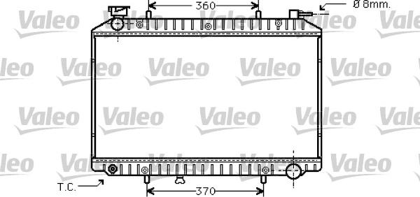 Valeo 734427 - Радіатор, охолодження двигуна autocars.com.ua