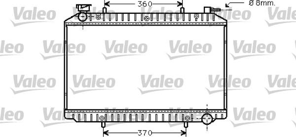 Valeo 734446 - Радіатор, охолодження двигуна autocars.com.ua