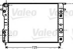 Valeo 734503 - Радіатор, охолодження двигуна autocars.com.ua