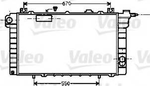 Valeo 734508 - Радіатор, охолодження двигуна autocars.com.ua