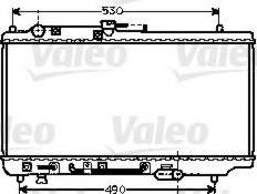 Valeo 734509 - Радіатор, охолодження двигуна autocars.com.ua