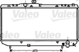 Valeo 734514 - Радіатор, охолодження двигуна autocars.com.ua