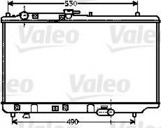 Valeo 734521 - Радіатор, охолодження двигуна autocars.com.ua