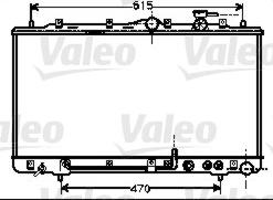 Valeo 734525 - Радіатор, охолодження двигуна autocars.com.ua