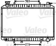 Valeo 734530 - Радіатор, охолодження двигуна autocars.com.ua