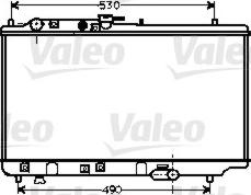 Valeo 734531 - Радіатор, охолодження двигуна autocars.com.ua