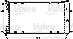 Valeo 734536 - Радіатор, охолодження двигуна autocars.com.ua