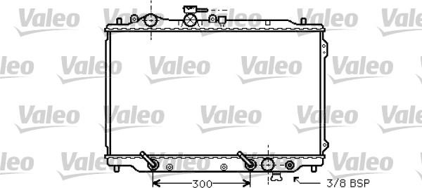 Valeo 734581 - Радіатор, охолодження двигуна autocars.com.ua