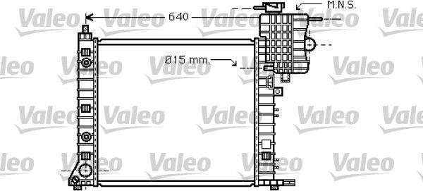 Valeo 734668 - Радіатор, охолодження двигуна autocars.com.ua