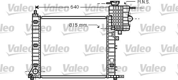 Valeo 734749 - Радиатор, охлаждение двигателя avtokuzovplus.com.ua