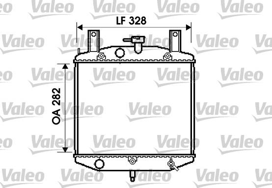 Valeo 734758 - Радіатор, охолодження двигуна autocars.com.ua