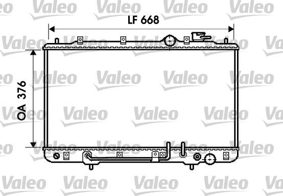 Valeo 734778 - Радіатор, охолодження двигуна autocars.com.ua