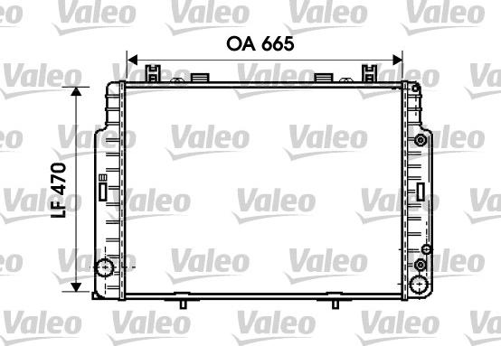 Valeo 734794 - Радіатор, охолодження двигуна autocars.com.ua