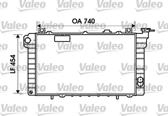 Valeo 734819 - Радіатор, охолодження двигуна autocars.com.ua