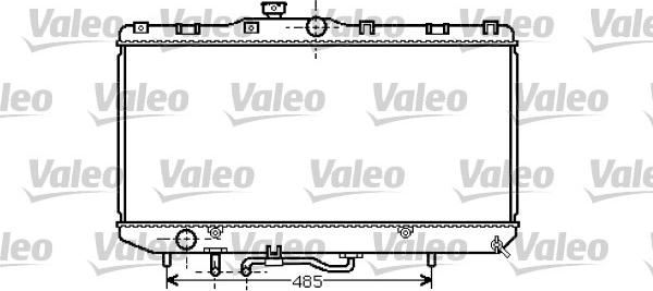 Valeo 734839 - Радіатор, охолодження двигуна autocars.com.ua