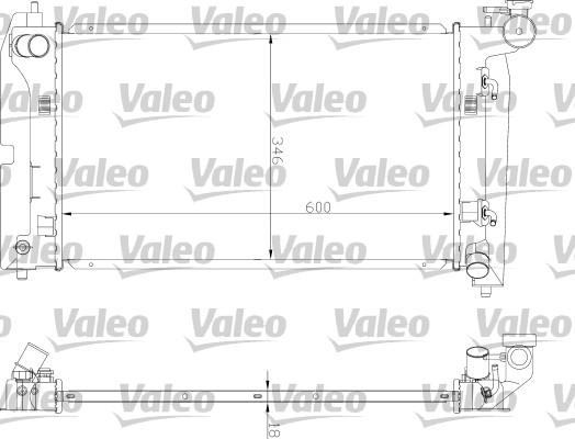 Valeo 734851 - Радиатор, охлаждение двигателя autodnr.net