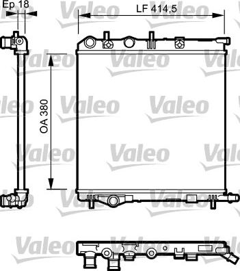 Valeo 734921 - Радиатор, охлаждение двигателя autodnr.net