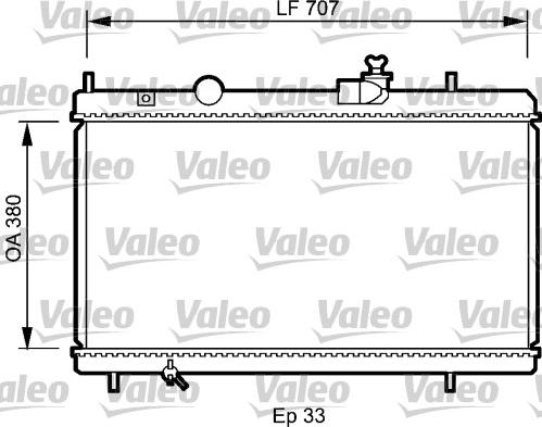 Valeo 735068 - Радіатор, охолодження двигуна autocars.com.ua