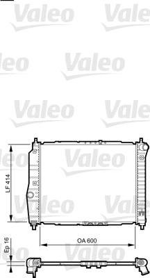 Valeo 735158 - Радіатор, охолодження двигуна autocars.com.ua