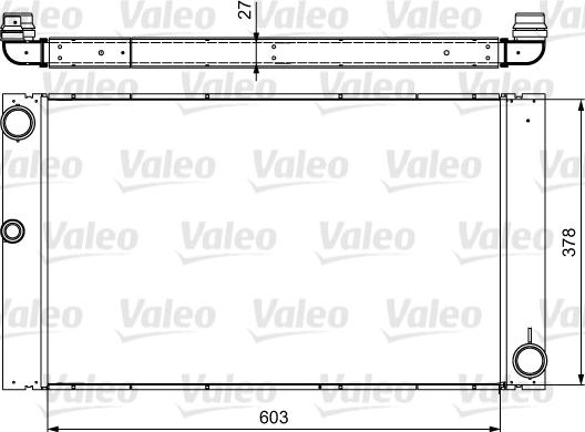 Valeo 735475 - Радиатор, охлаждение двигателя avtokuzovplus.com.ua