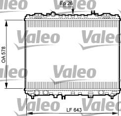 Valeo 735506 - Радиатор, охлаждение двигателя autodnr.net
