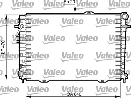 Valeo 735507 - Радіатор, охолодження двигуна autocars.com.ua