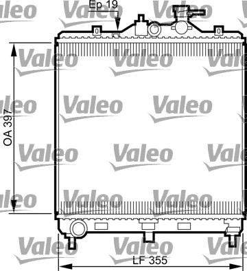 Valeo 735522 - Радіатор, охолодження двигуна autocars.com.ua