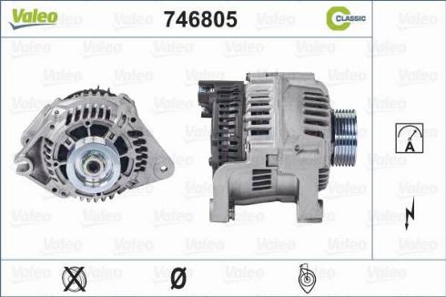 Valeo 746805 - Генератор autocars.com.ua