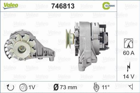 Valeo 746813 - Генератор avtokuzovplus.com.ua