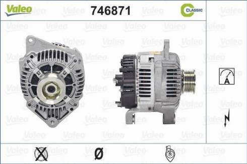 Valeo 746871 - Генератор avtokuzovplus.com.ua