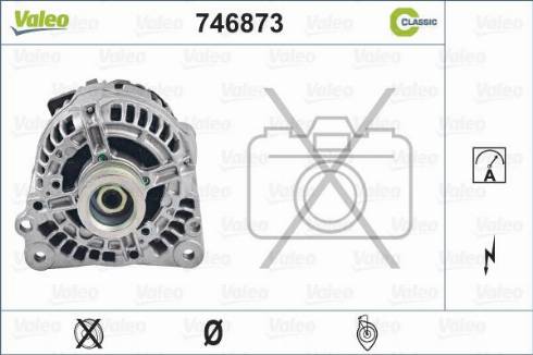 Valeo 746873 - Генератор autocars.com.ua