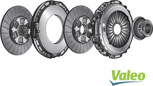 Valeo 809 040 - Комплект зчеплення autocars.com.ua