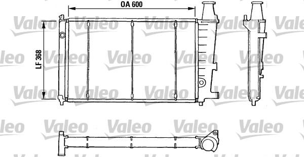 Valeo 810807 - Радіатор, охолодження двигуна autocars.com.ua