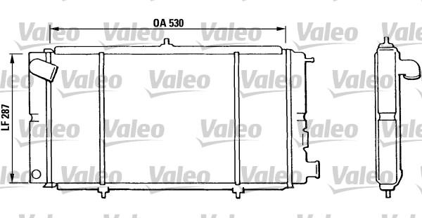 Valeo 810811 - Радіатор, охолодження двигуна autocars.com.ua