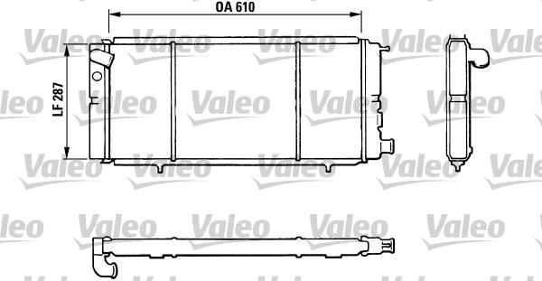 Valeo 810827 - Радіатор, охолодження двигуна autocars.com.ua